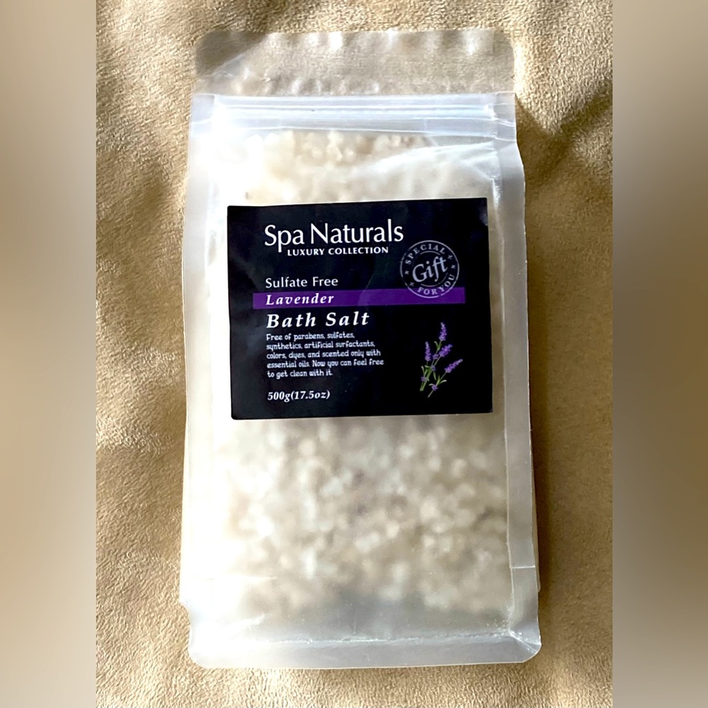 Spa Naturals Sulfate-free Lavender Bath Salt 17.5oz Pack